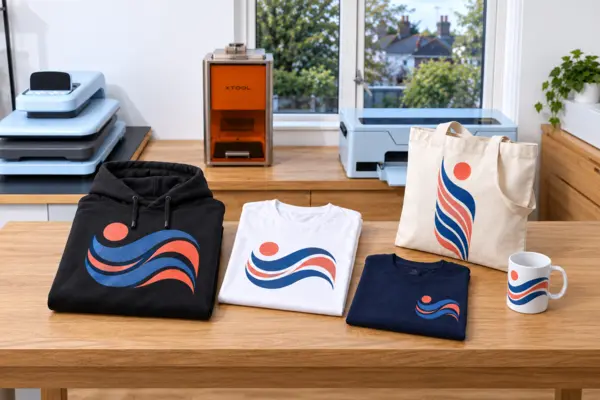 Coordinated custom merchandise for creators and events